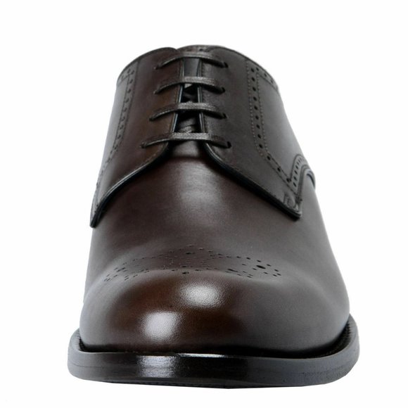 Dolce & Gabbana Men\'s Brown Leather Derby Oxfords main image 4